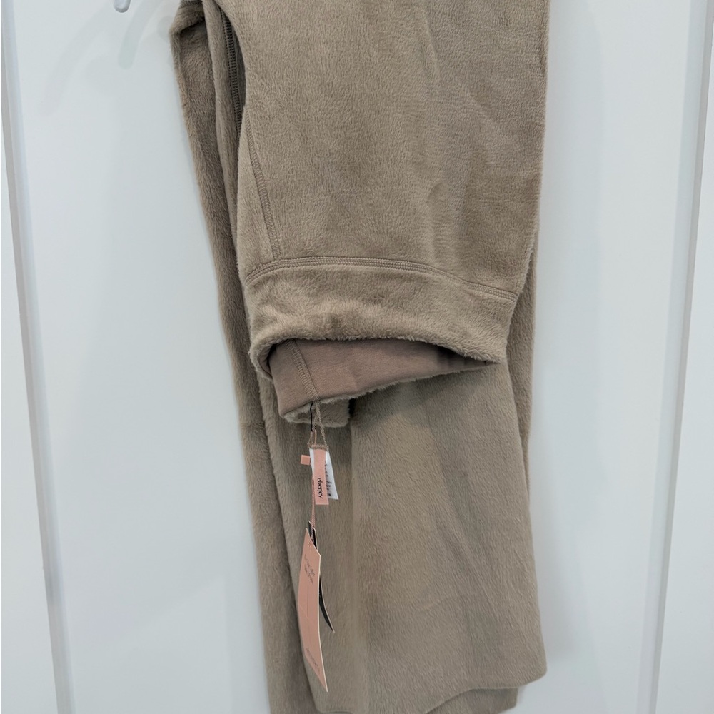 NWT Size medium reversible Tan Wide Leg Pants